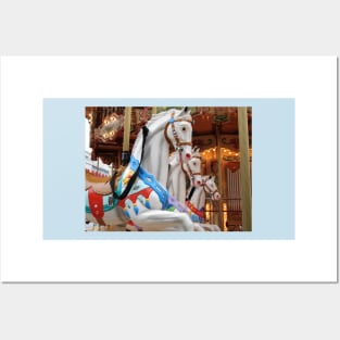 Paris Carousel Horses Posters and Art